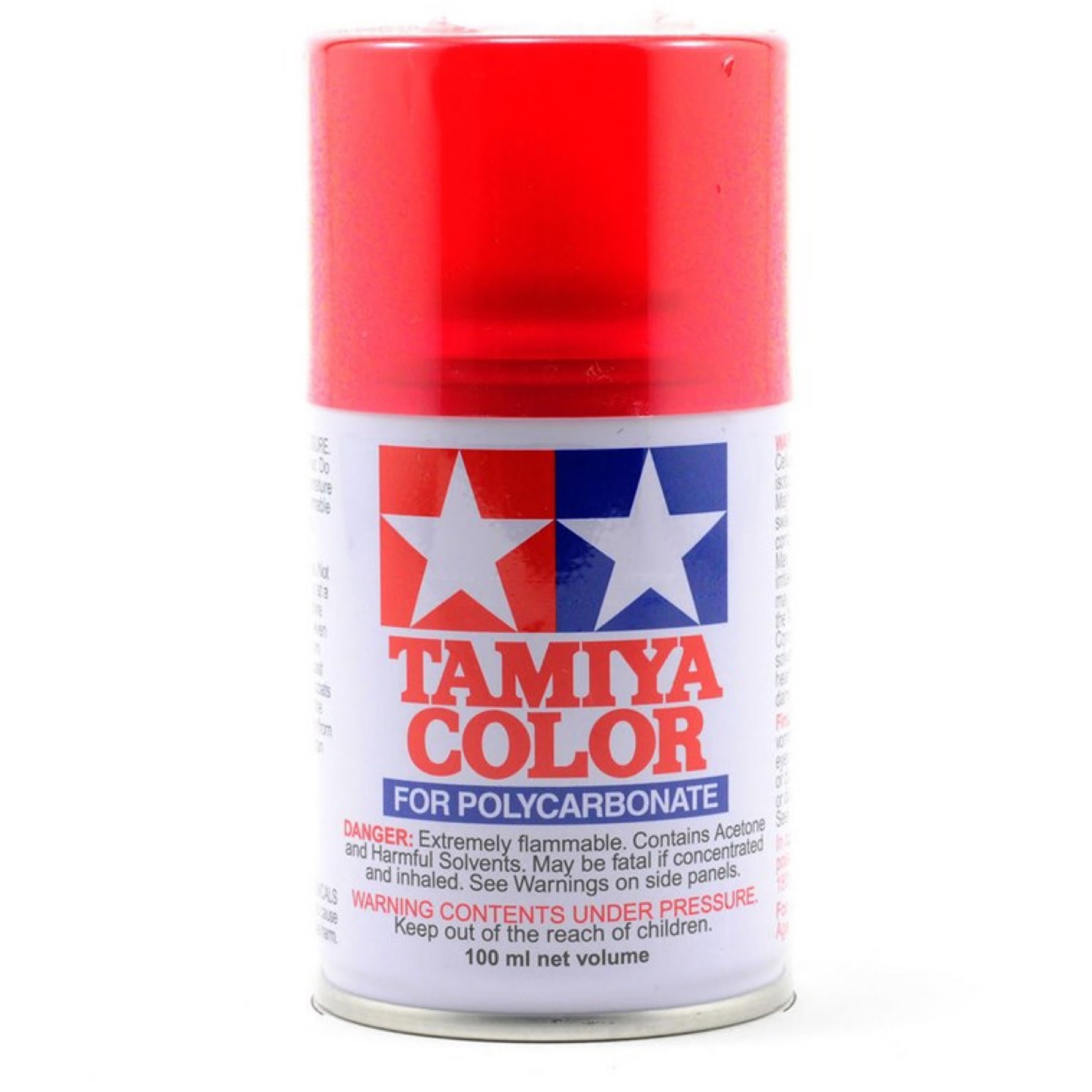Tamiya #86037 Tamiya PS-37 Translucent Red Lexan Spray Paint (100ml)