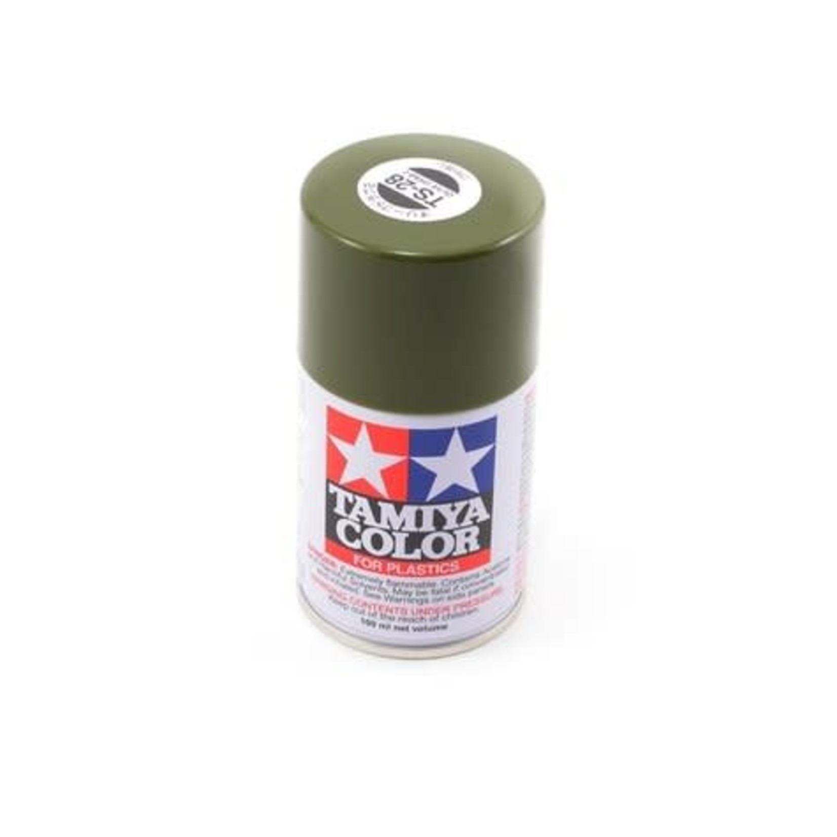 Tamiya #85028 Tamiya TS-28 Olive Drab Lacquer Spray Paint (100ml)