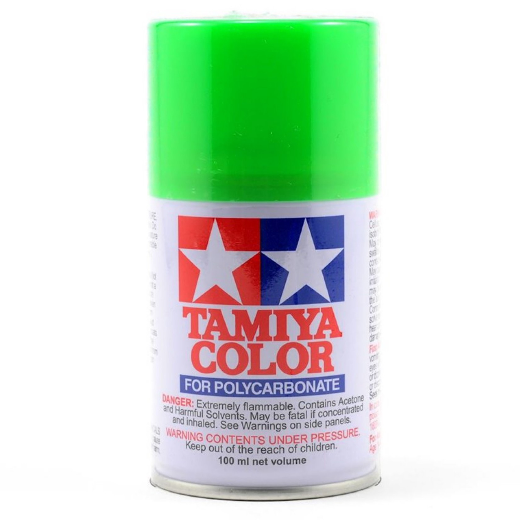 Tamiya #PS-28 Tamiya  Fluorescent Green Lexan Spray Paint (100ml) (86028)