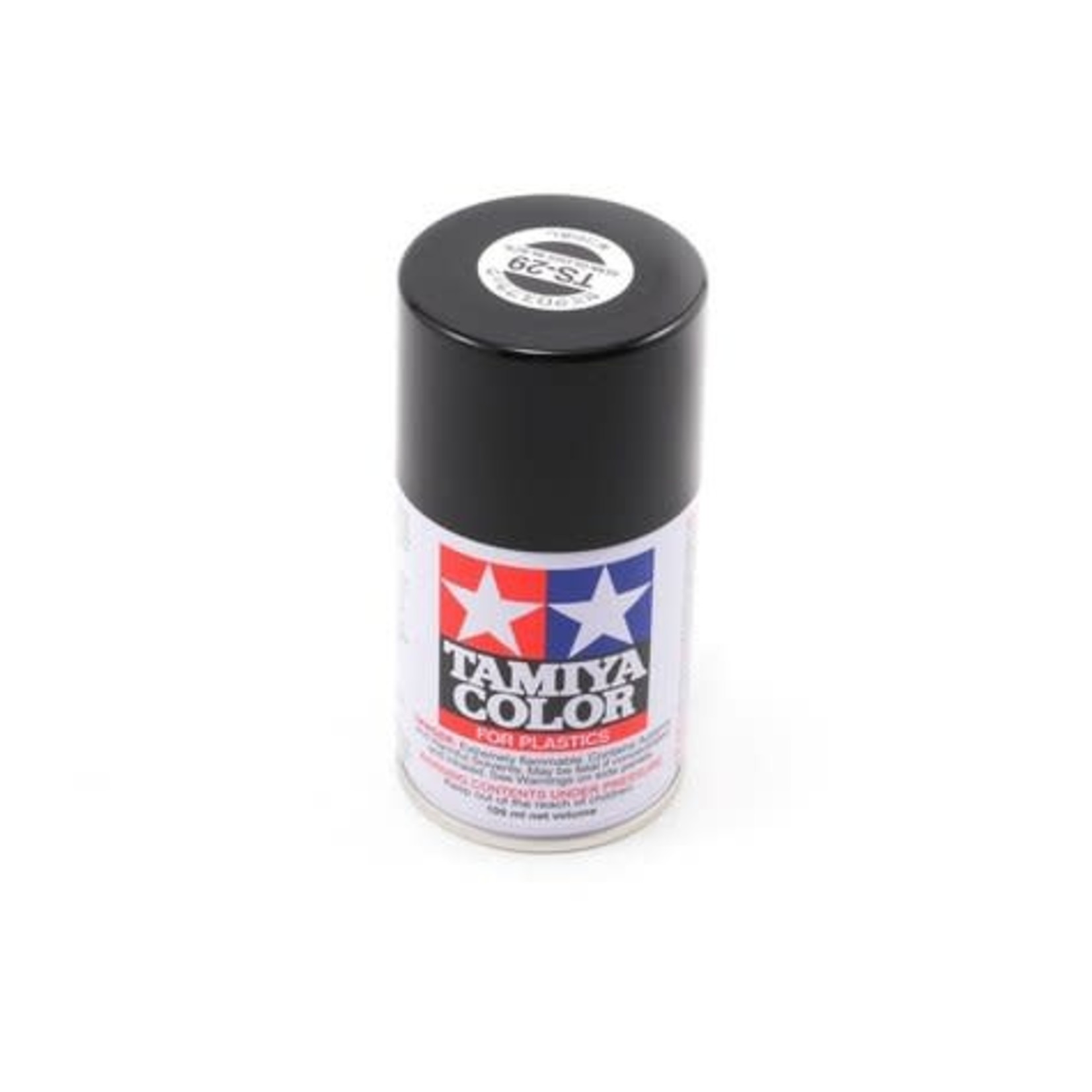 Tamiya #85029 Tamiya TS-29 Semi-Gloss Black Lacquer Spray Paint (100ml)