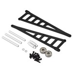 ST Racing Concepts ST Racing Concepts Traxxas Slash Aluminum Adjustable Wheelie Bar Kit (Black) #ST3678WBK