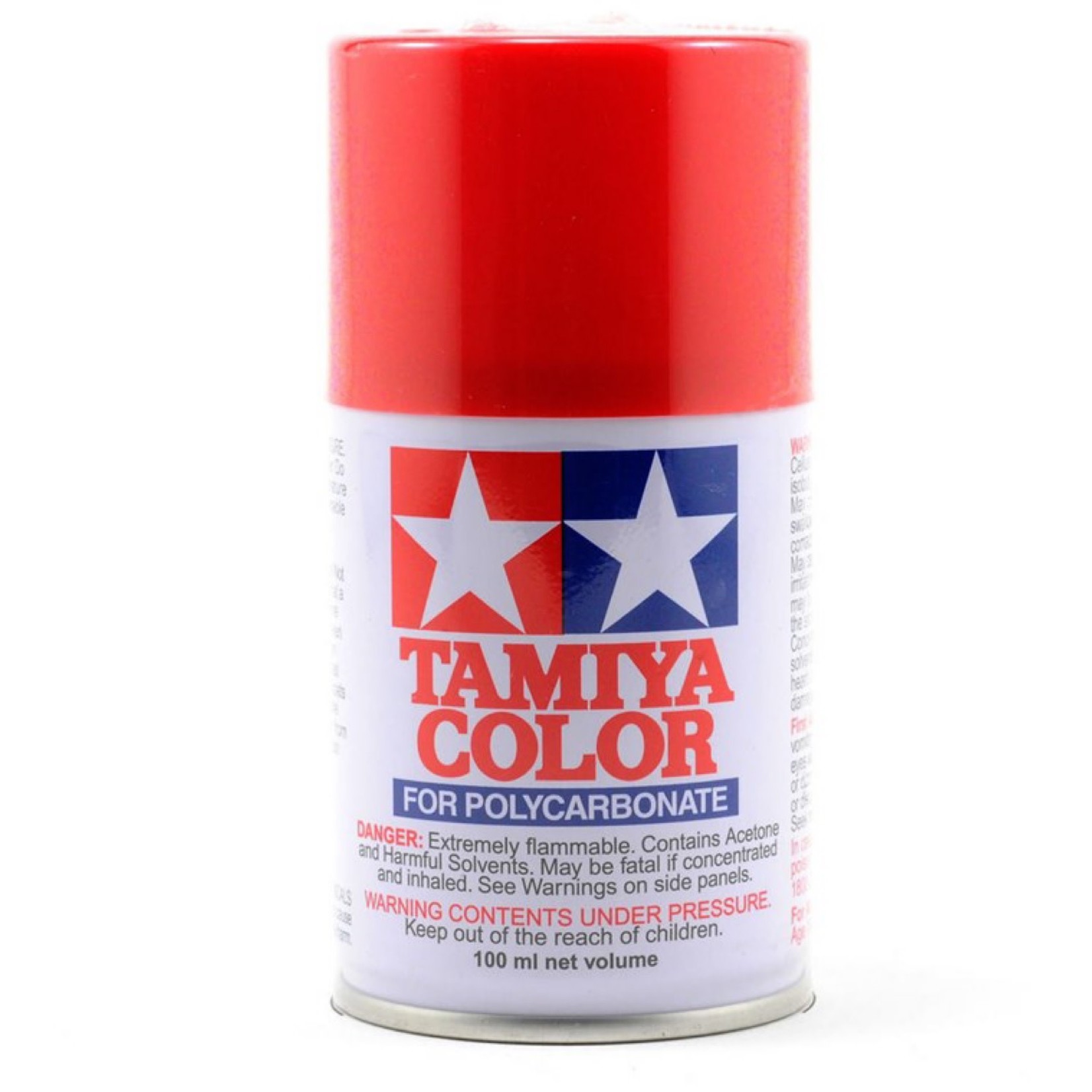 Tamiya #PS-2 Tamiya  Red Lexan Spray Paint (100ml) (86002 )