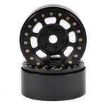 SSD RC #SSD00076 SSD RC Trail 1.9 Steel Beadlock Crawler Wheels (Black) (2)