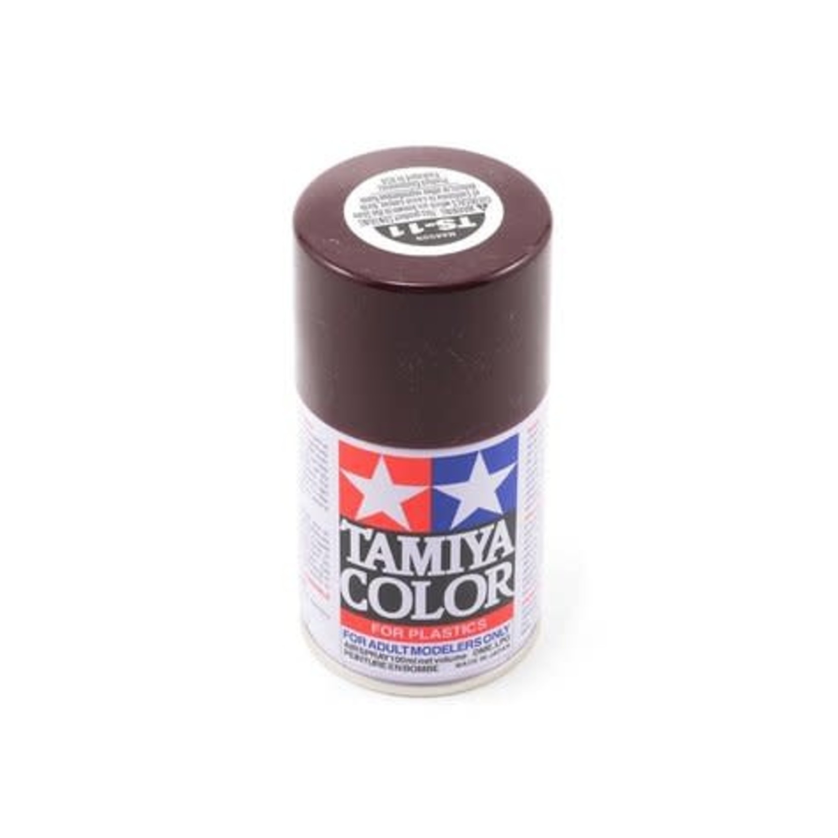 Tamiya #85011 Tamiya TS-11 Maroon Lacquer Spray Paint (100ml)