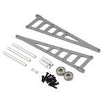 ST Racing Concepts ST Racing Concepts Traxxas Slash Aluminum Adjustable Wheelie Bar Kit (Gun Metal) #ST3678WGM