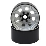 SSD RC #SSD00266 SSD RC 8 Hole 1.9" Steel Beadlock Wheels (Silver)
