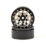 SSD RC #SSD00099 SSD RC D Hole 1.55" Steel Beadlock Crawler Wheels (Silver) (2)