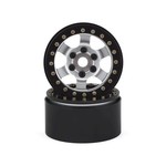 SSD RC #SSD00275 SSD RC 1.9 Rock Racer Wheels (Silver/Black) (2)