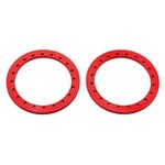 SSD RC SSD RC 1.9” Aluminum Beadlock Rings (Red) (2) #SSD00271