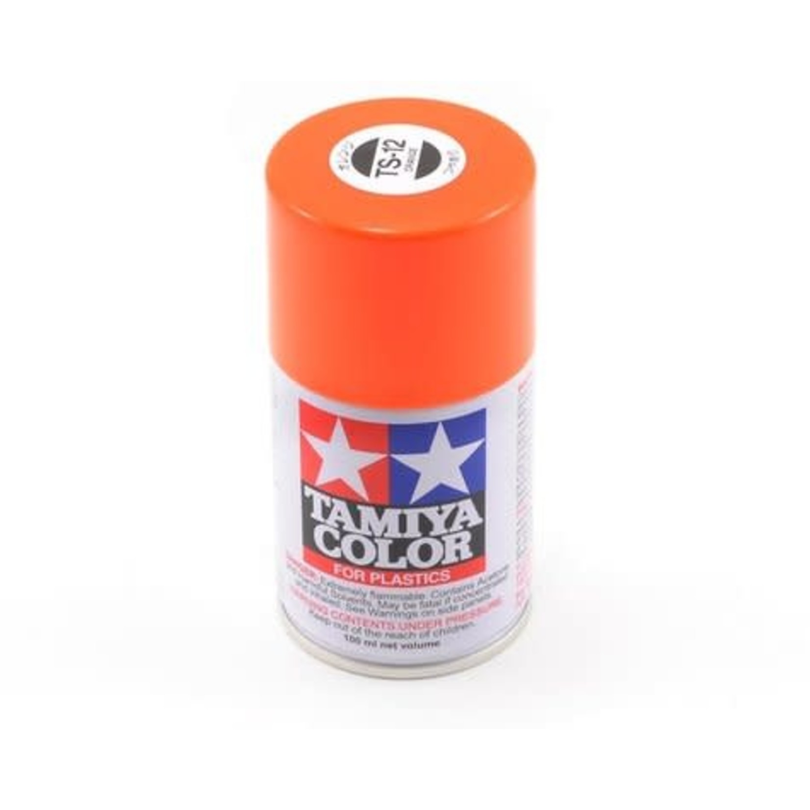 Tamiya #85012 Tamiya TS-12 Orange Lacquer Spray Paint (100ml)