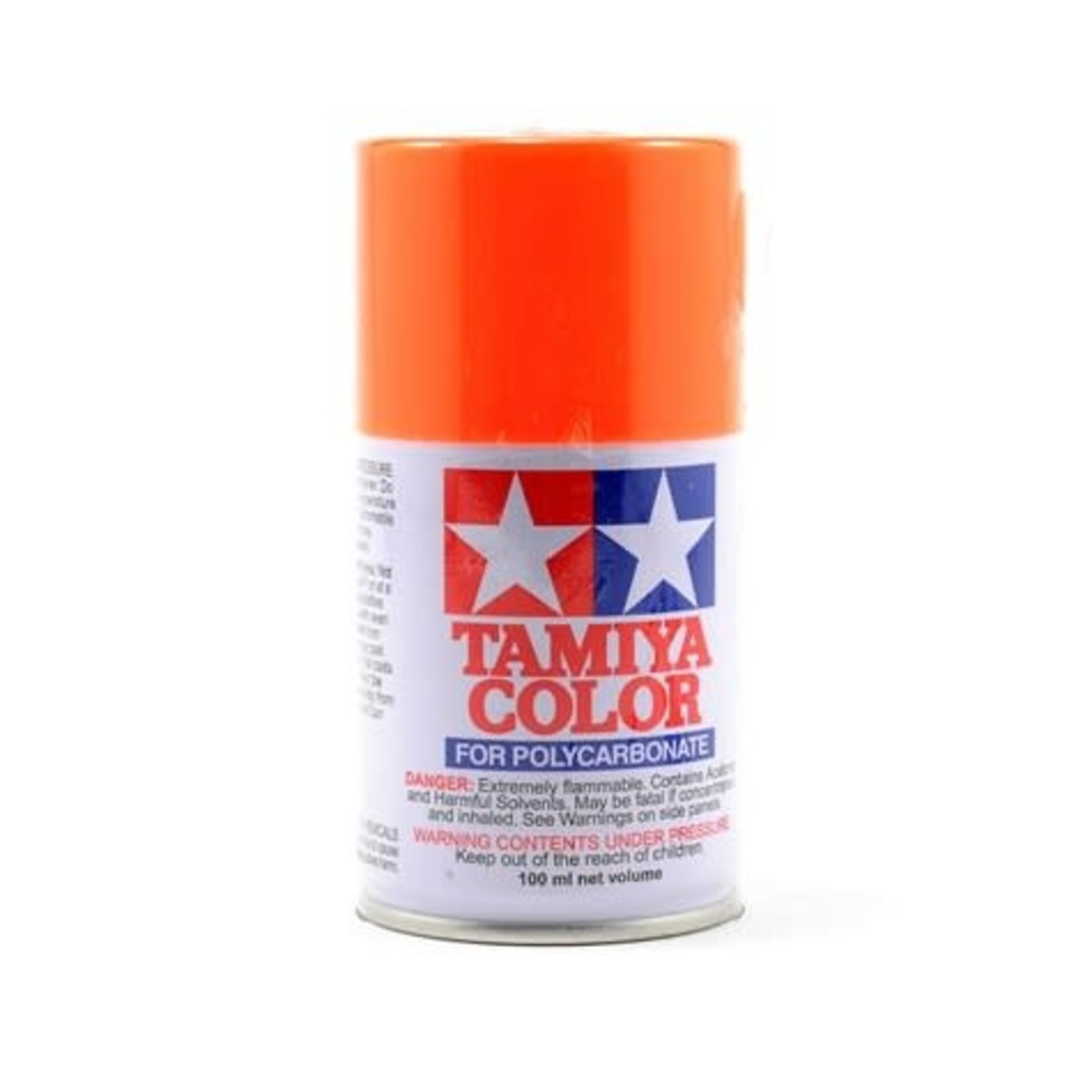 Tamiya Tamiya PS-24 Fluorescent Orange Lexan Spray Paint (100ml) #86024