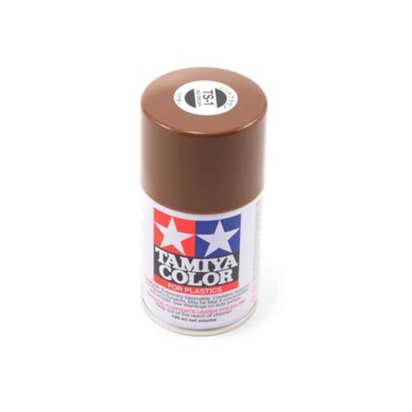 Tamiya #85001 Tamiya TS-1 Red Brown Lacquer Spray Paint (100ml)