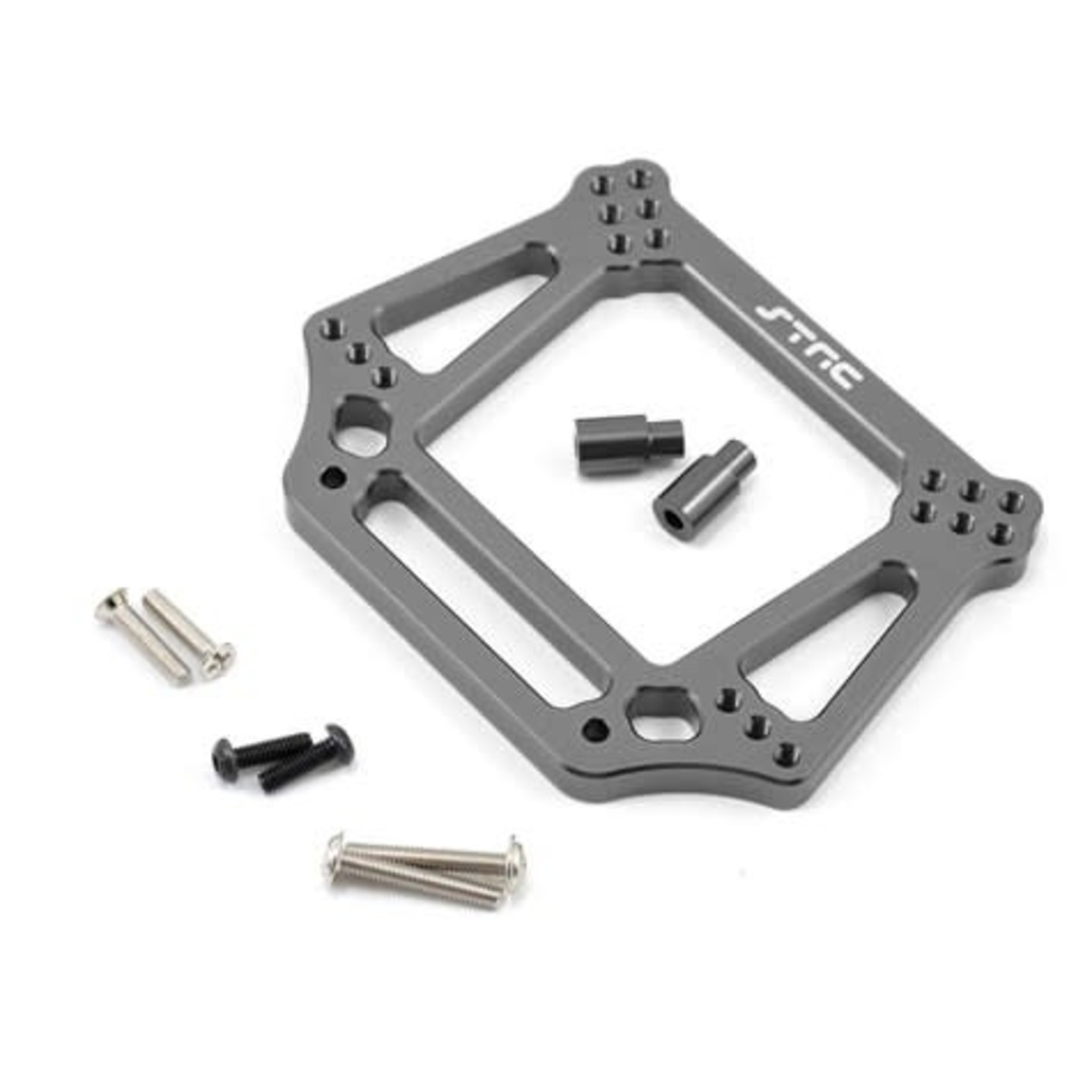 ST Racing Concepts #ST3639GM ST Racing Concepts 6mm Heavy Duty Front Shock Tower (Gun Metal)