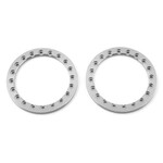 SSD RC #SSD00359 SSD RC 1.9” Aluminum Beadlock Rings (Silver) (2)