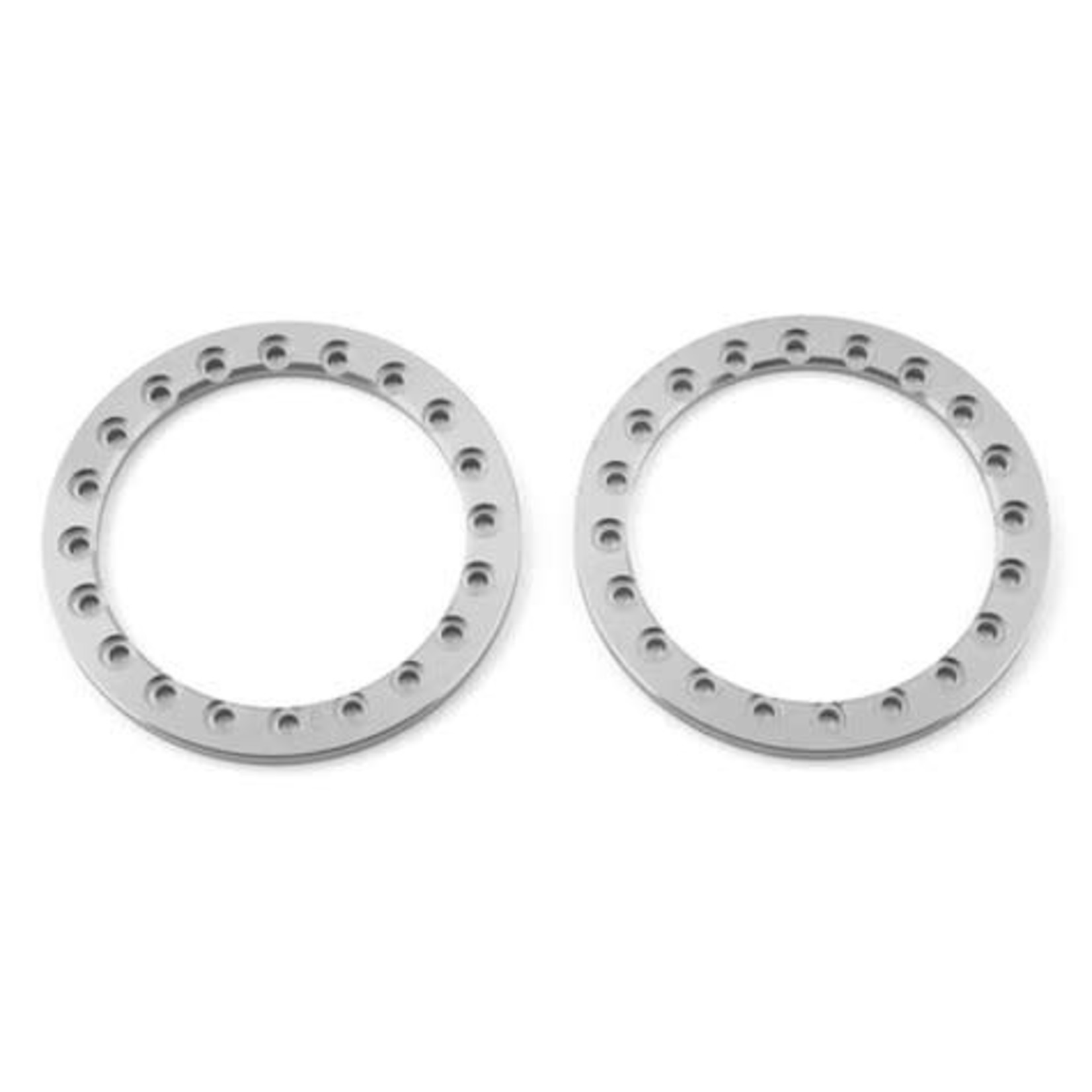 SSD RC #SSD00359 SSD RC 1.9” Aluminum Beadlock Rings (Silver) (2)