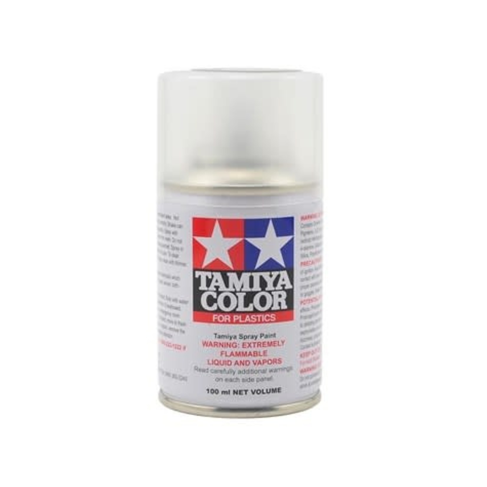 Tamiya #85080 Tamiya TS-80 Flat Clear Lacquer Spray Paint (100ml)