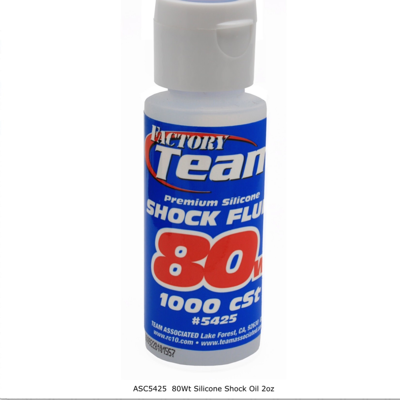 Team Associated #5425 Team Associated Silicone Shock Oil (2oz) (80wt)