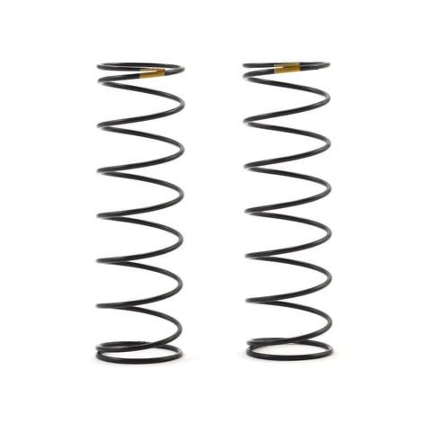 Team Associated #91841 Team Associated 12mm Rear Shock Spring (2) (Yellow/2.30lbs) (61mm Long)