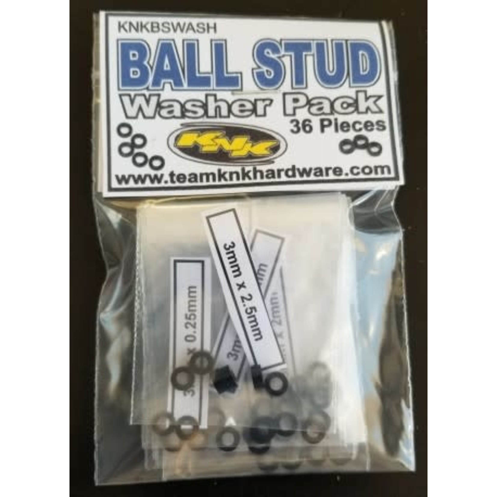 Team KNK #KNKBSW006 Team KNK Ball Stud Washer Pack