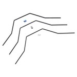 Team Associated #71129 Team Associated T6.1/SC6.1 Rear Anti-Roll Bar Set