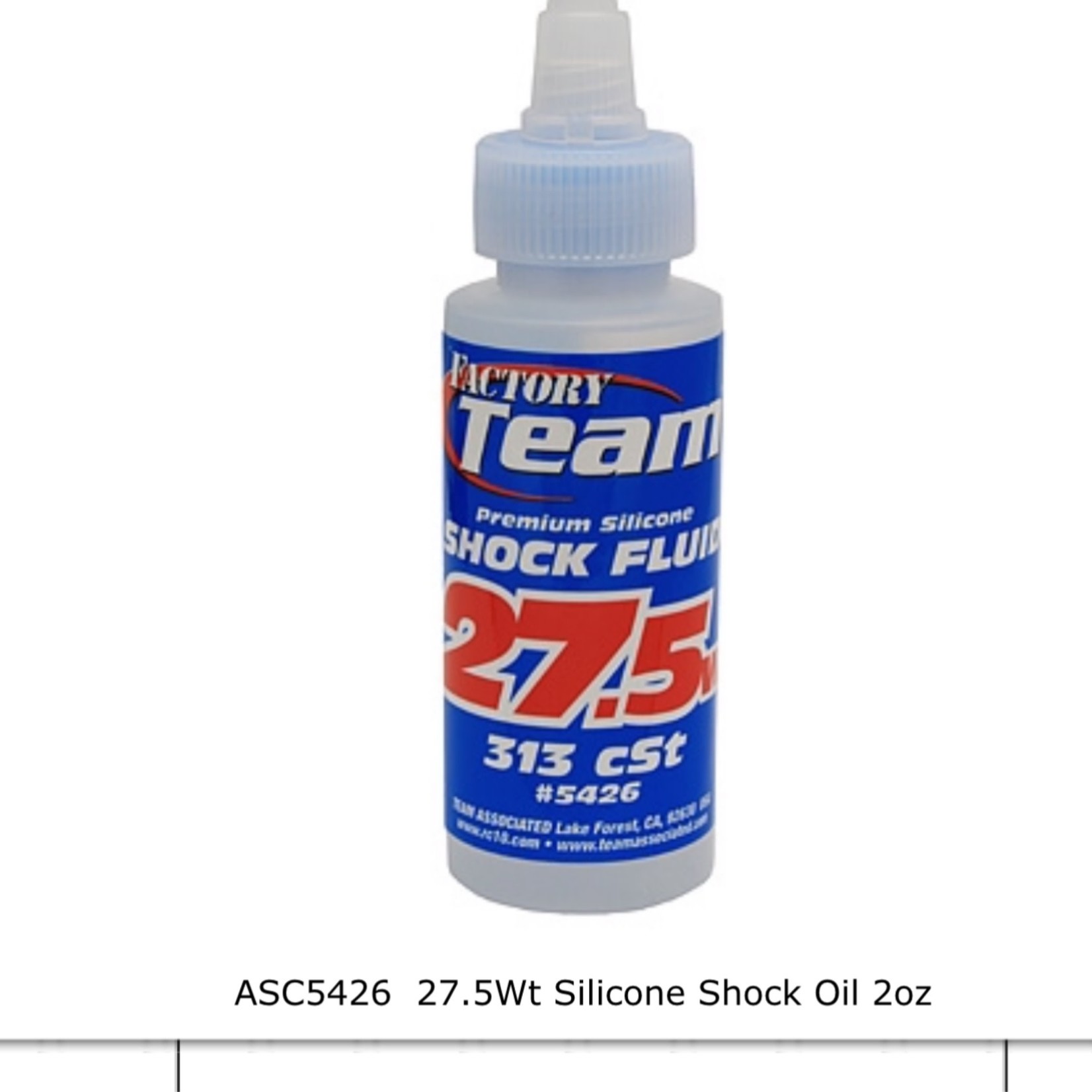 Team Associated #5426 Team Associated Silicone Shock Oil (2oz) (27.5wt)