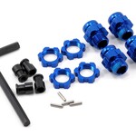 Traxxas #6856X Traxxas Aluminum 17mm Wheel Adapter Set (Blue) (4)