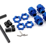 Traxxas Traxxas Aluminum 17mm Wheel Adapter Set (Blue) (4) #6856X