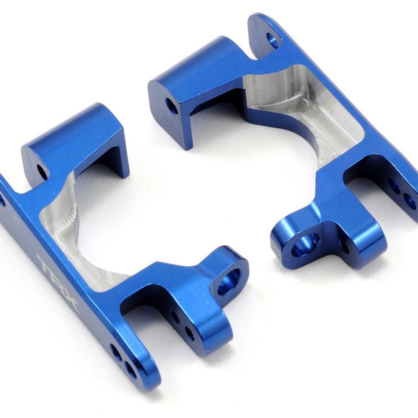 Traxxas #6832X Traxxas Aluminum Caster Block Set (2) (Blue)
