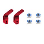 Traxxas #3652X Traxxas Aluminum Stub Axle Carriers (Red) (4)