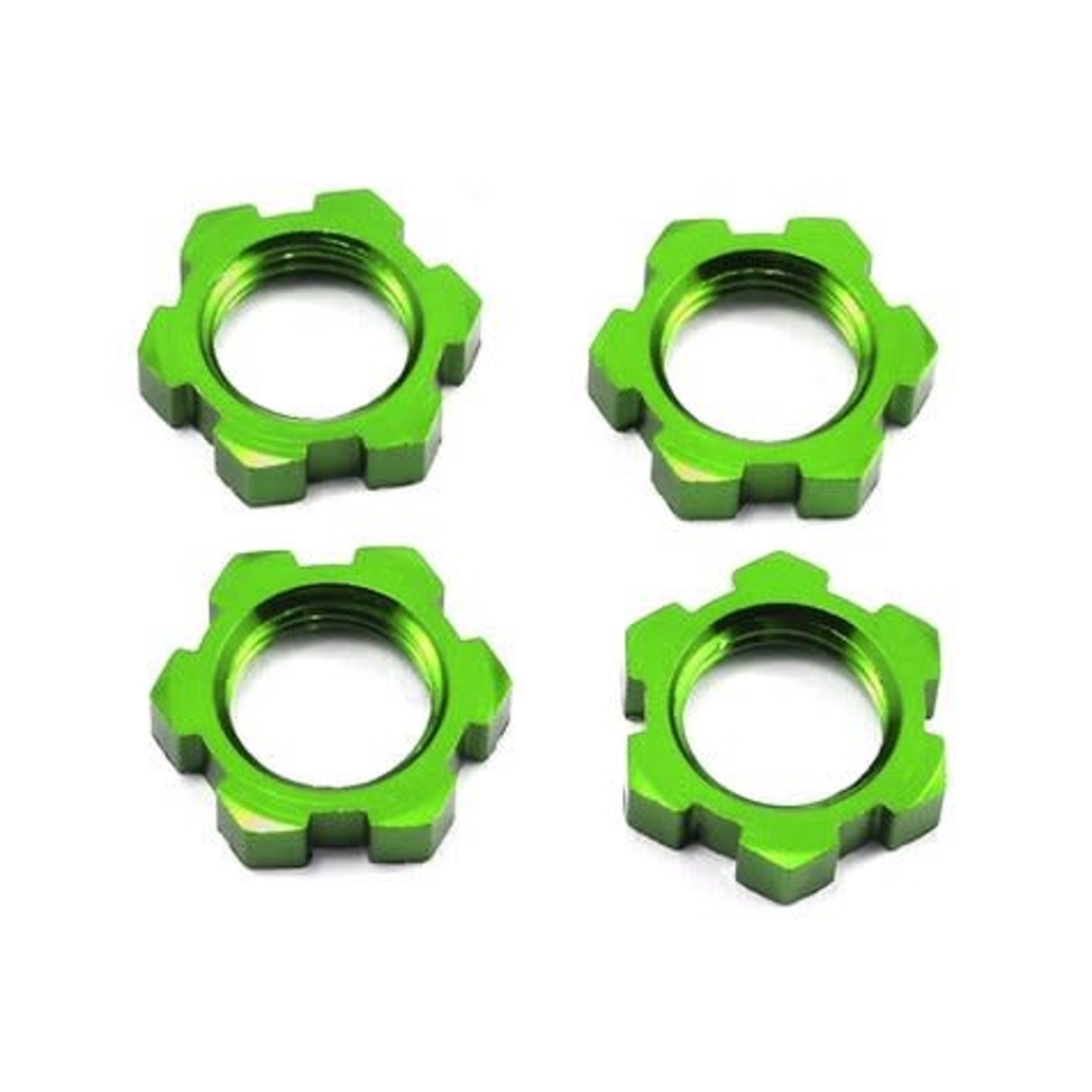 Traxxas #7758G Traxxas Sledge/X-Maxx/E-Revo VXL 17mm Splined Wheel Nut (Green) (4)