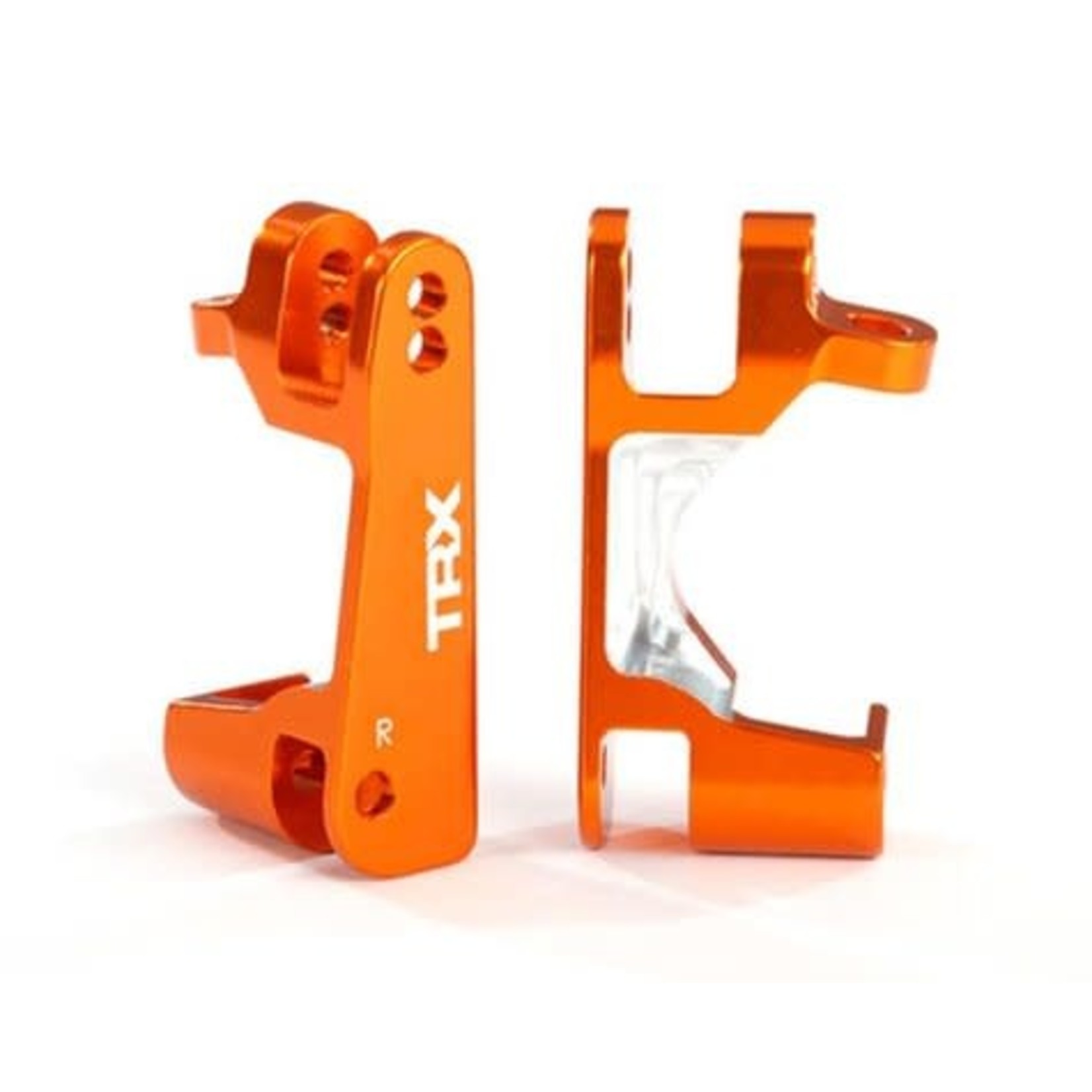 Traxxas #6832A Traxxas Aluminum Caster Block Set (Orange) (2)