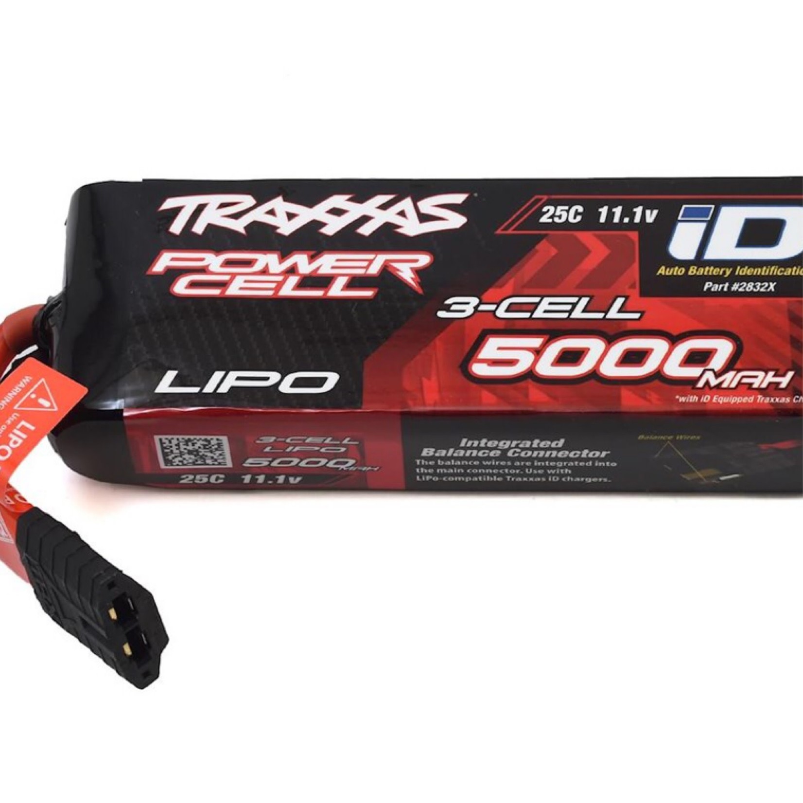 Traxxas 3S Soft 25C LiPo Battery (11.1V/5000mAh) w/iD