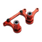 Traxxas #3743X Traxxas Aluminum Steering Bellcrank Set w/Bearings (Red)