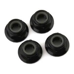 Traxxas Traxxas 5mm Aluminum Flanged Nylon Locking Nuts (Black) (4) #8447A