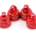 Traxxas Traxxas Aluminum Ultra Shock Cap (Red) (4) #3767X