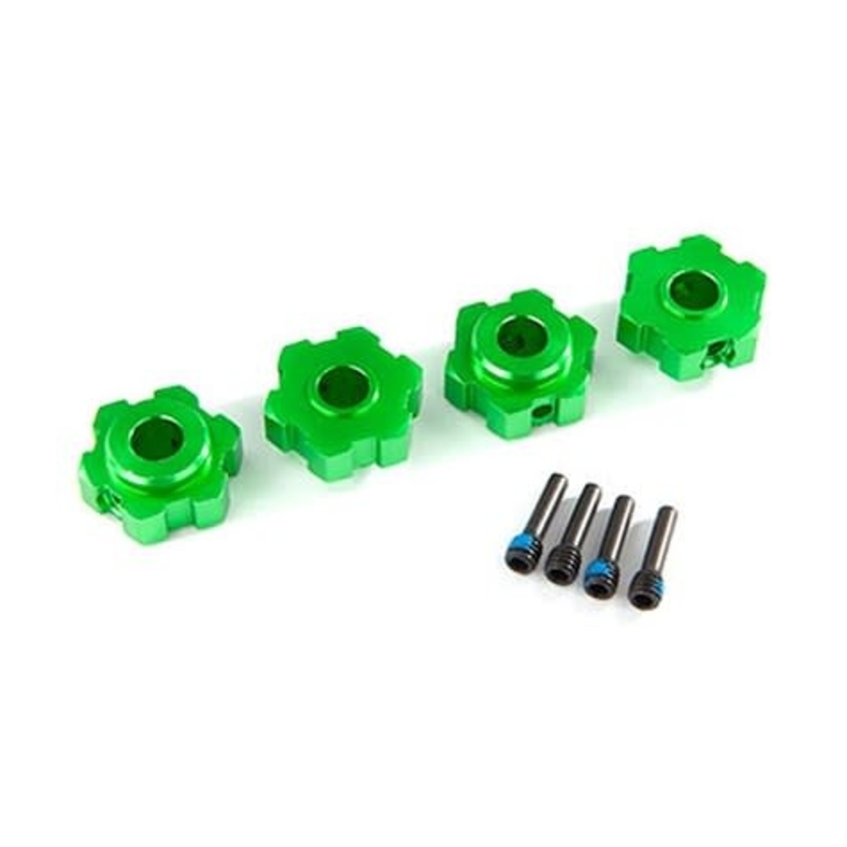 Traxxas #8956G Traxxas Maxx Aluminum Wheel Hex (Green) (4)