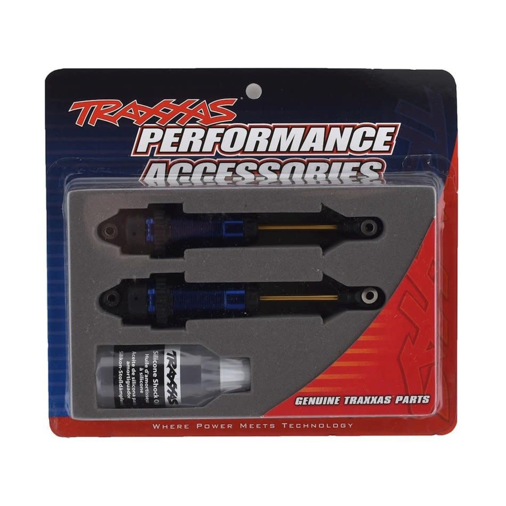 Traxxas #7462 Traxxas GTR XX-Long TiN Shocks (Blue) (2)