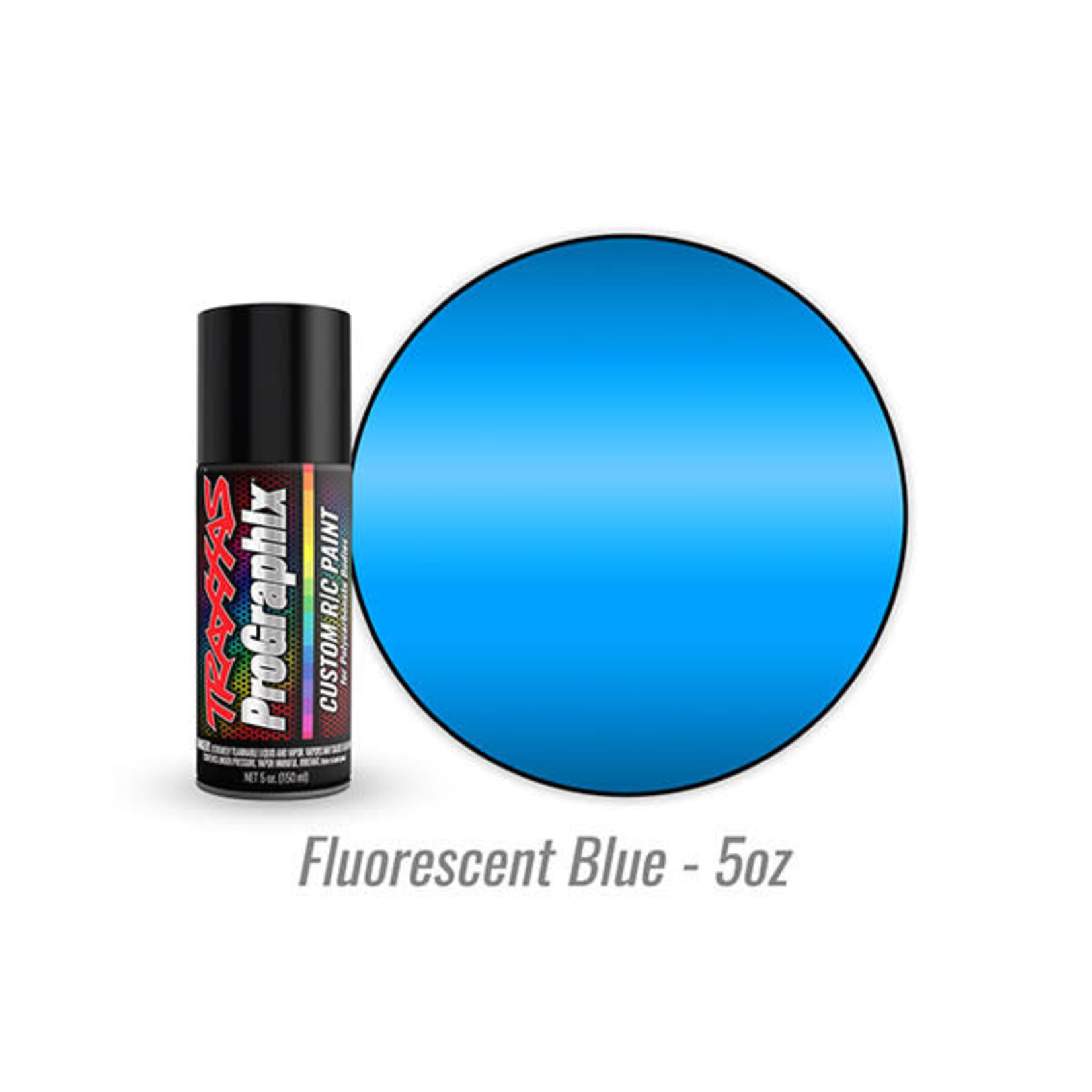 Traxxas #5064 Traxxas ProGraphix "Fluorescent Blue" RC Lexan Spray Paint (5oz)