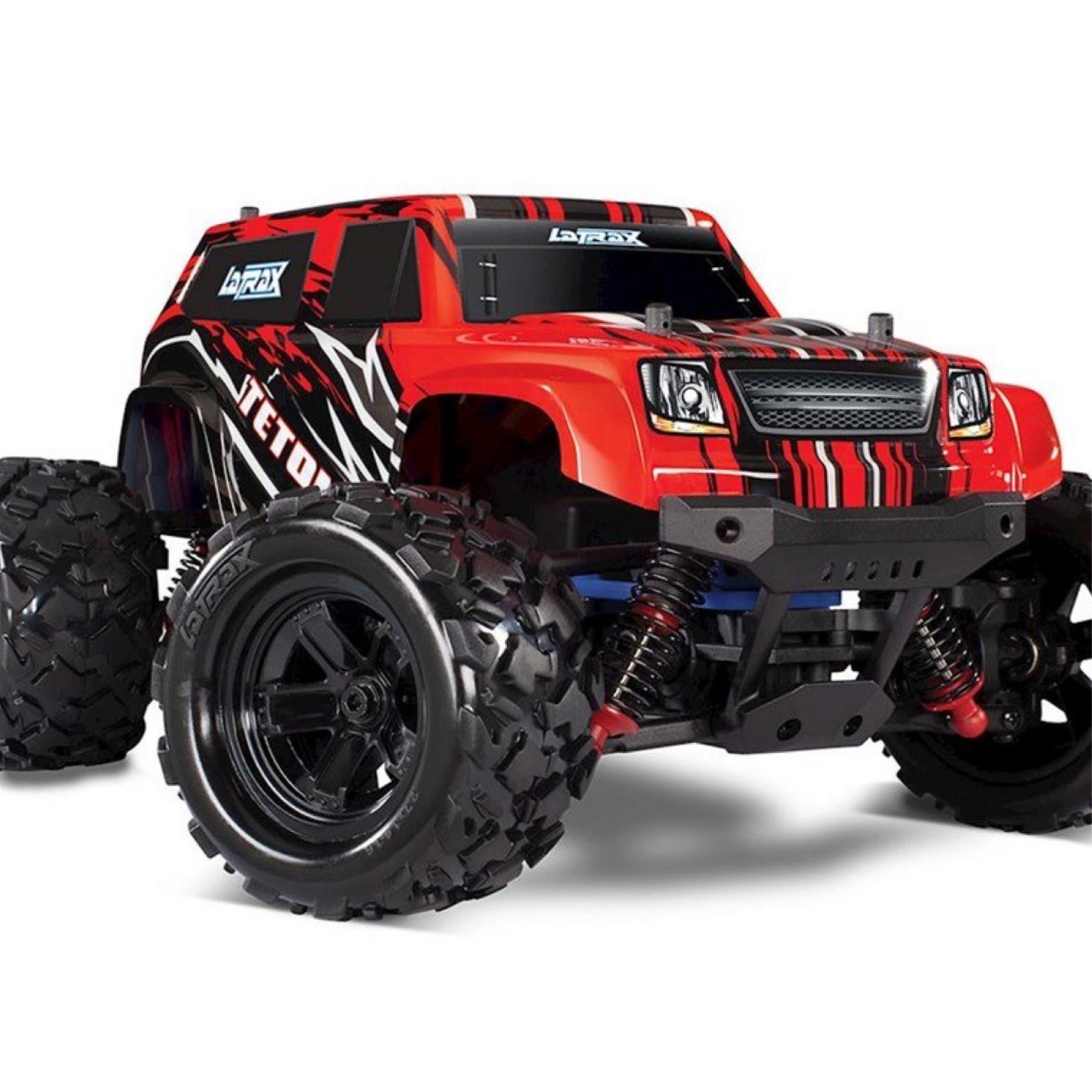 Traxxas #76054-5-REDX Traxxas LaTrax Teton 1/18 4WD RTR Monster Truck (Red) w/2.4GHz Radio, Battery & AC Charger