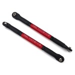 Traxxas Traxxas E-Revo 2.0 Aluminum Heavy-Duty Steering Link Push Rods (Red) (2) #8619R