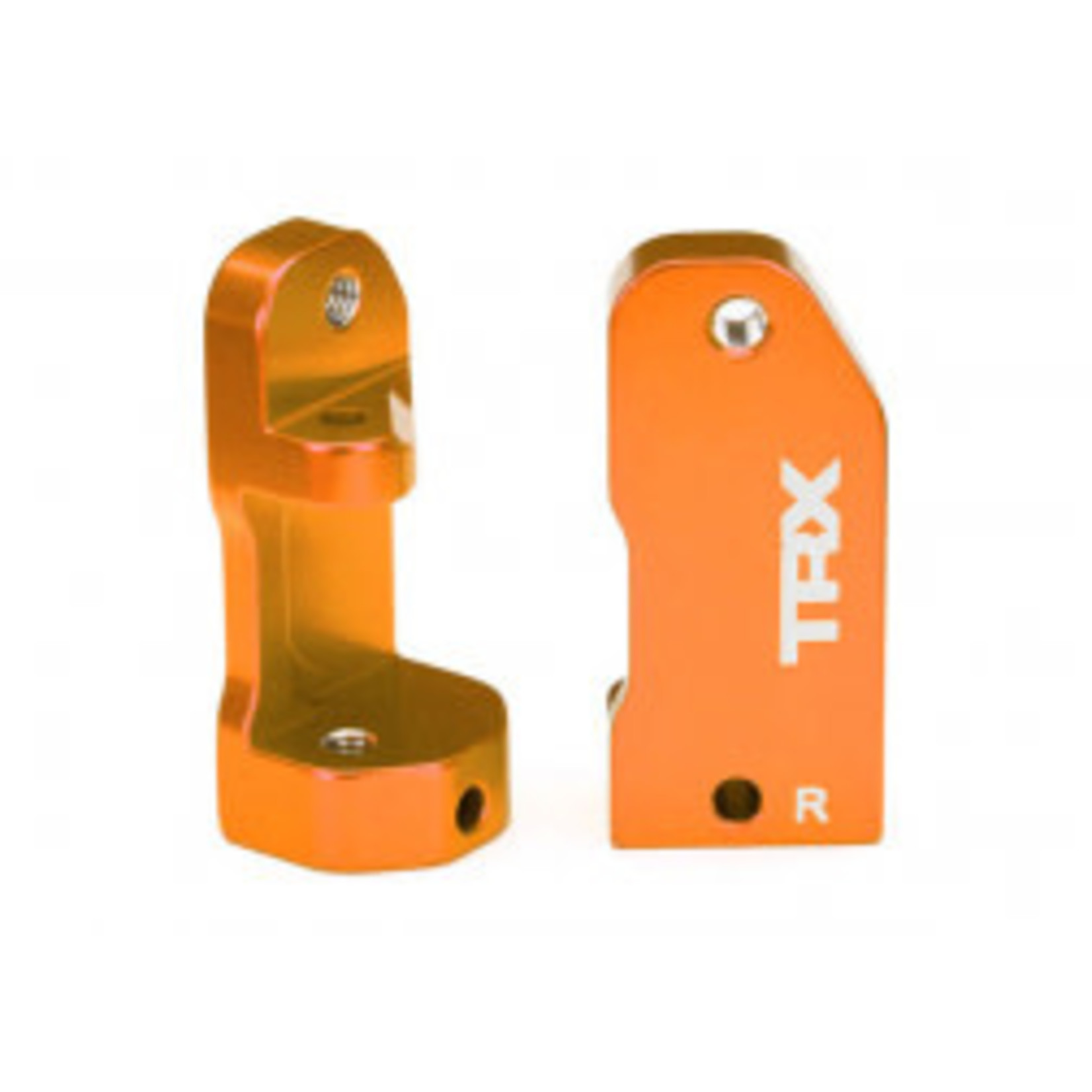 Traxxas #3632T Traxxas Aluminum 30° Caster Blocks (Orange) (2)