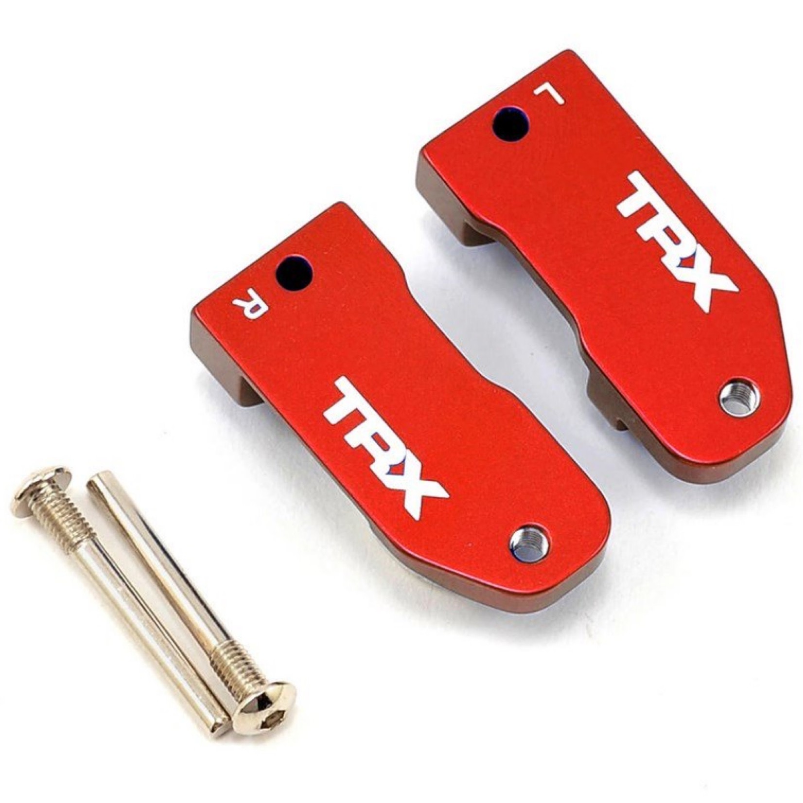 Traxxas #3632X Traxxas Aluminum 30° Caster Blocks (Red) (2)