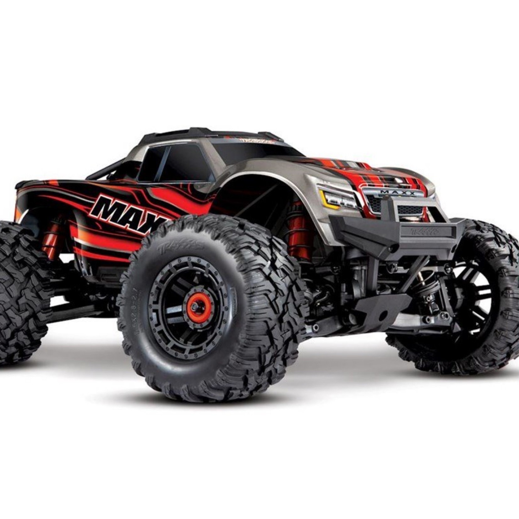 Traxxas Traxxas Maxx 1/10 Brushless RTR 4WD Monster Truck (RED) w/TQi 2.4GHz Radio & TSM  #89076-4-RED