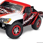 Traxxas Traxxas Slash 4X4 VXL Brushless 1/10 4WD RTR Short Course Truck (Red) w/TQi & TSM  #68086-4-RED