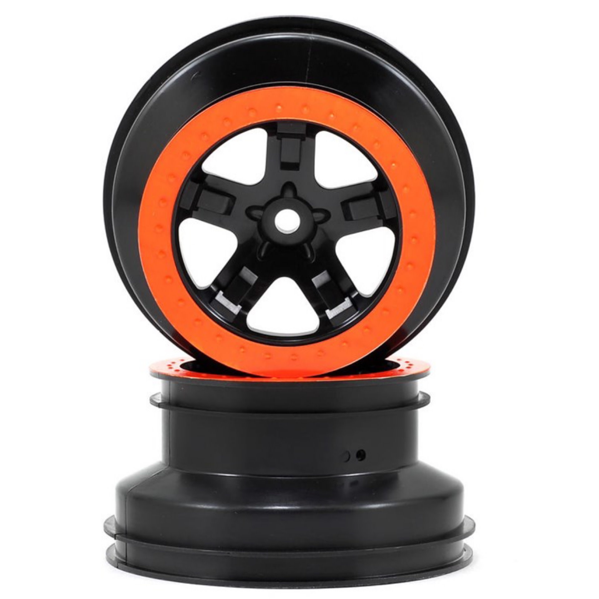 DE Racing Speedway SC Rear Wheels For Traxxas Slash - Black, 21.5mm Backspacing 2 thumbnail image