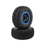 Traxxas Traxxas BFGoodrich KM2 Tire w/Split-Spoke Rear Wheel (2) (Black/Blue) (Standard) #5883A