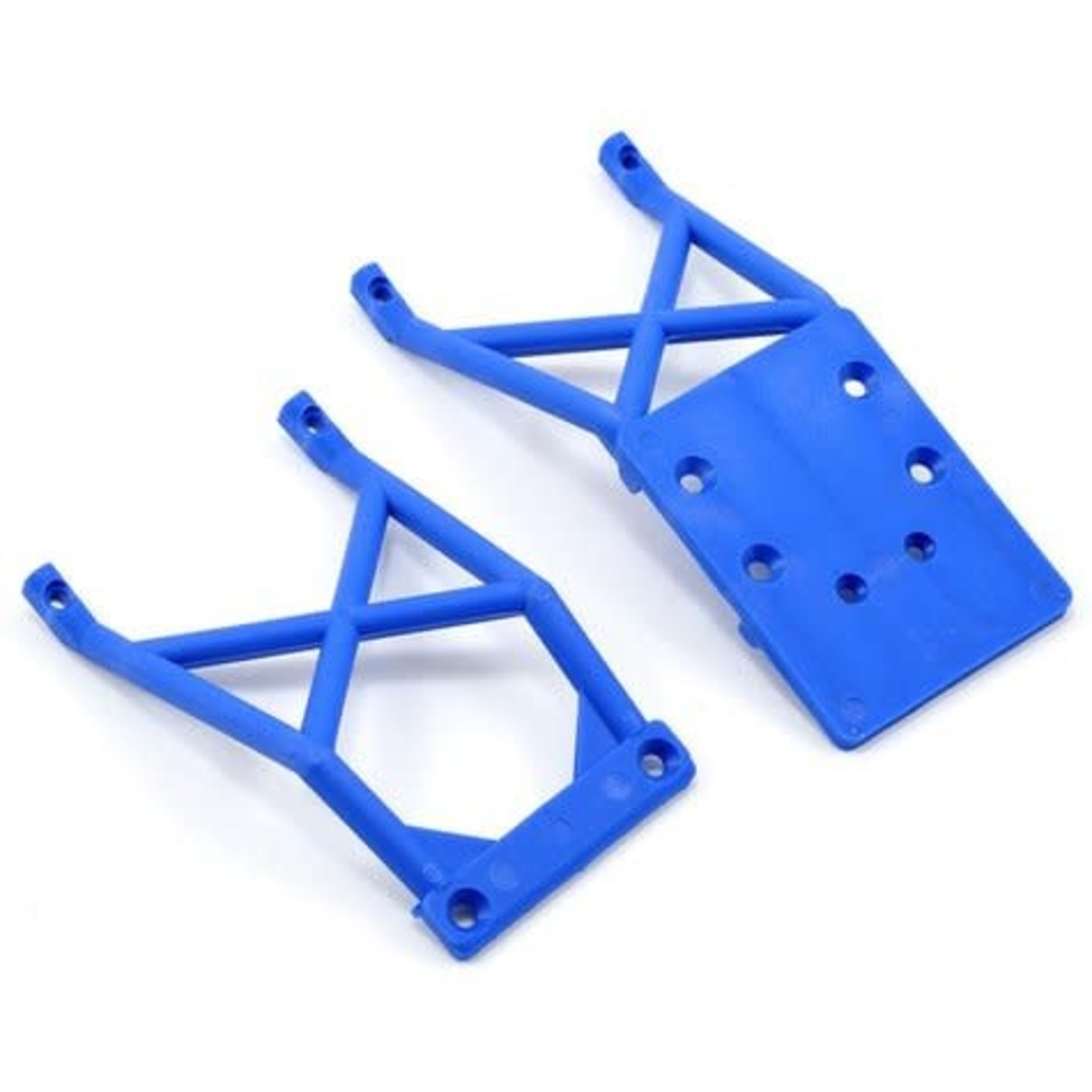 Traxxas Traxxas Front & Rear Skid Plate (Blue) (Son-uva Digger) #3623X