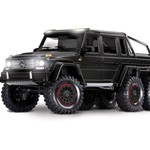 Traxxas #88096-4-BLK Traxxas TRX-6 1/10 6x6 Trail Crawler Truck w/Mercedes-Benz G 63 AMG Body (Black) w/TQi 2.4GHz Radio