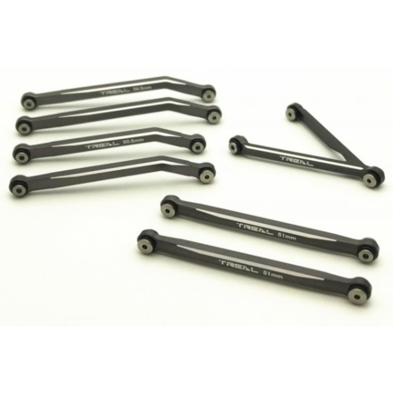 Treal #X002Y9H0W7 Treal Aluminum 7075 High Clearance Links Set for SCX24 C-10 Jeep