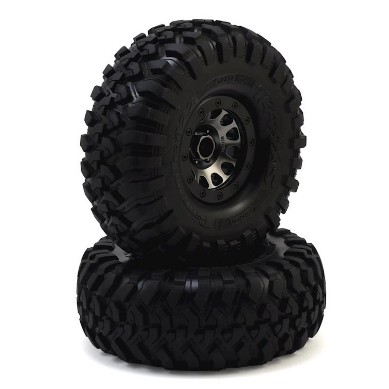 Traxxas #8172  Traxxas TRX-4 Pre-Mounted Canyon Trail 2.2" Crawler Tires w/Method 105 Wheels (Black Chrome) (2)